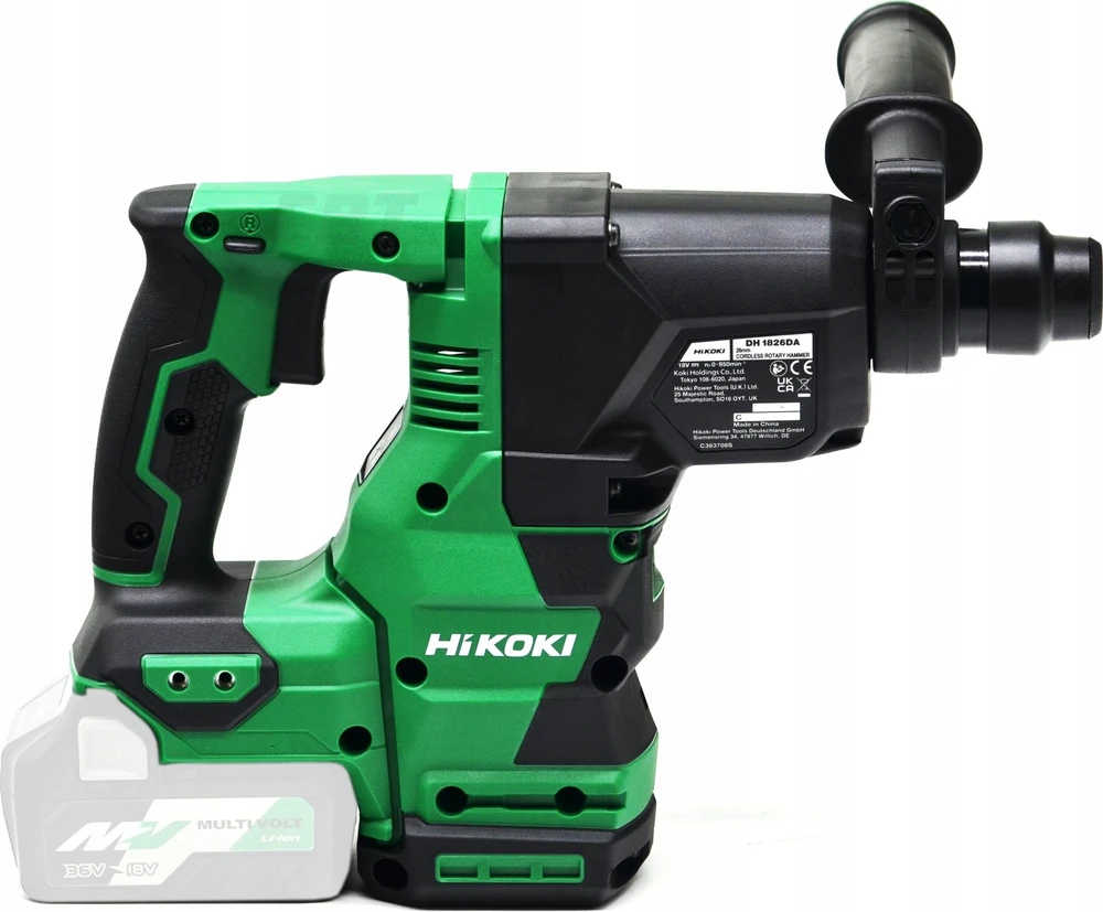 Akumuliatorinis perforatorius Hikoki DH1826DAW2Z; SDS-plus; 3,2 J; 18 V (be akumuliatoriaus ir pakrovėjo)