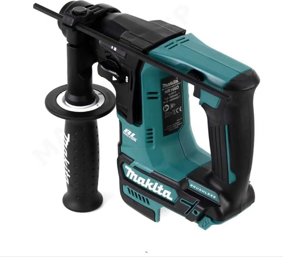 Makita HR166DZ Akumuliatorinis perforatorius 10,8V; BL-motor; Be akumuliatorių ir kroviklio!