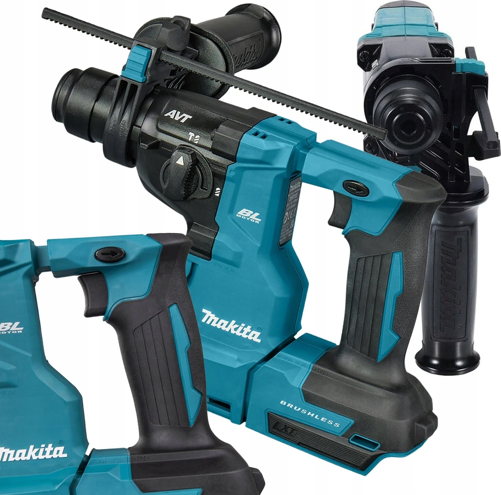 Makita DHR183Z Akumuliatorinis perforatorius, 18 V,SDS-PLUS, 1,7J, LED, AVT, Be akumuliatorių ir kroviklio!