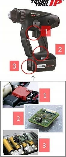 Perforatorius Panasonic Rotary Hammer SDS 28.8V EY7881 + Systainer + DCS + 2x 3.4Ah + kroviklis