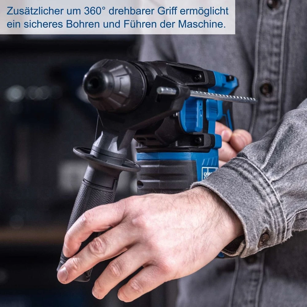 Grąžtas Akumuliatorinis perforatorius BC-DH300DFS-X, korpusas, Scheppach