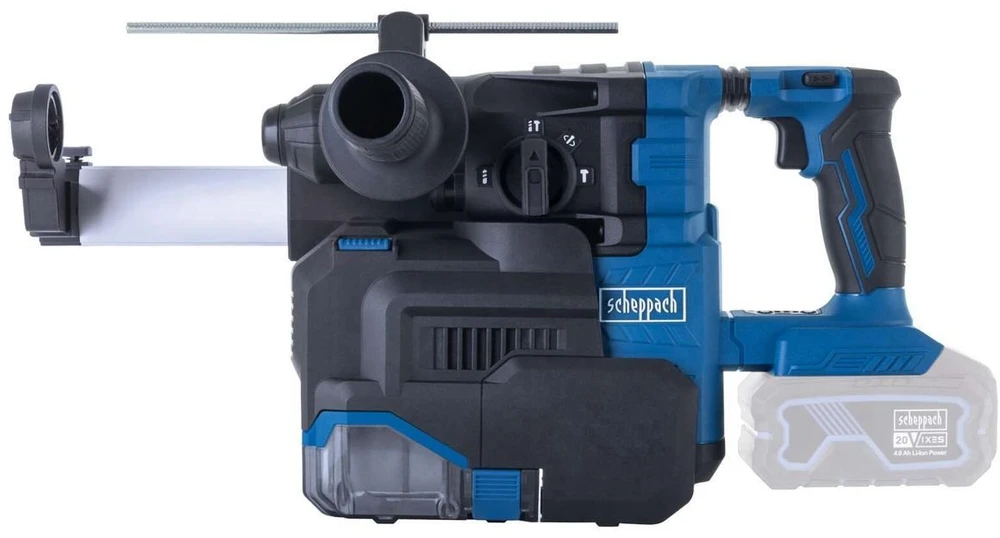 Grąžtas Akumuliatorinis perforatorius BC-DH300DFS-X, korpusas, Scheppach