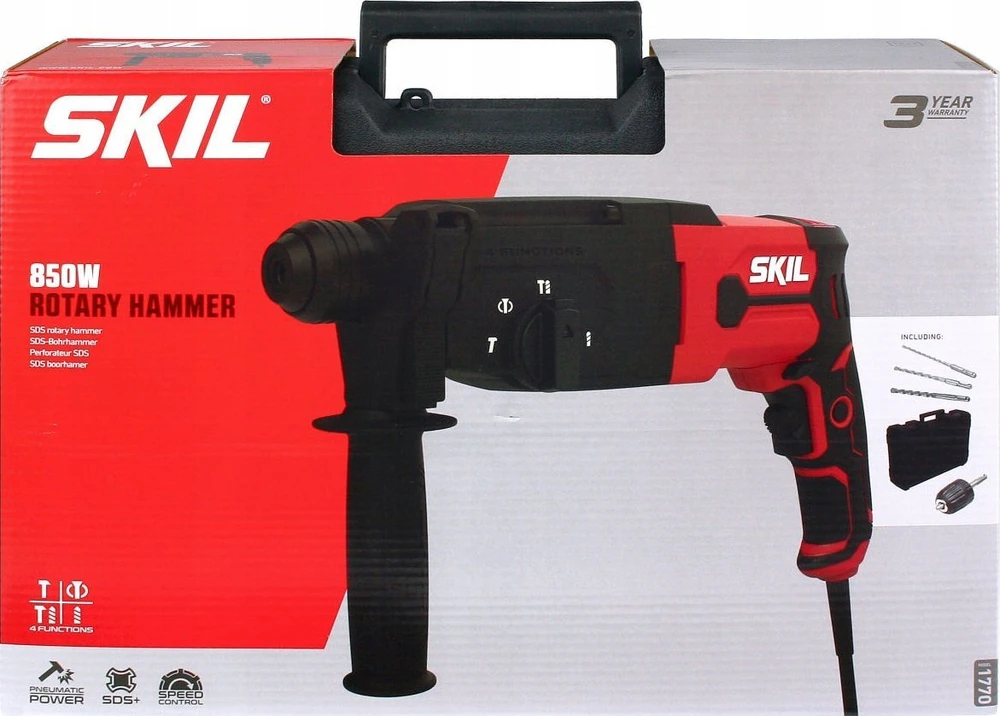 Skil Red „Carruzzo Skil 1770 GA 850 W 980 aps./min.“ „SDS Plus“