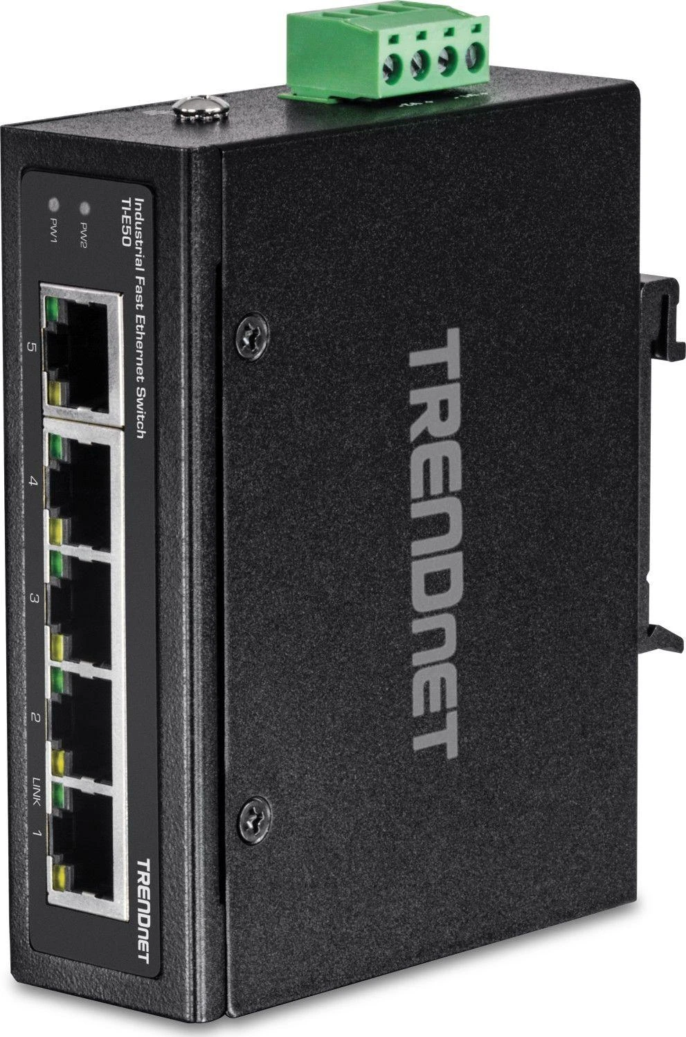 Šakotuvas Trendnet 5-PORT IND.FAST ETH SWITCH - DIN-RAIL