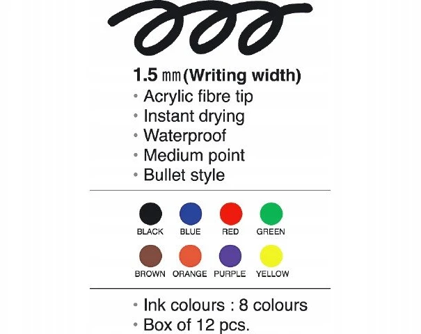 Artline Permanent marker artline 70, rund, blå