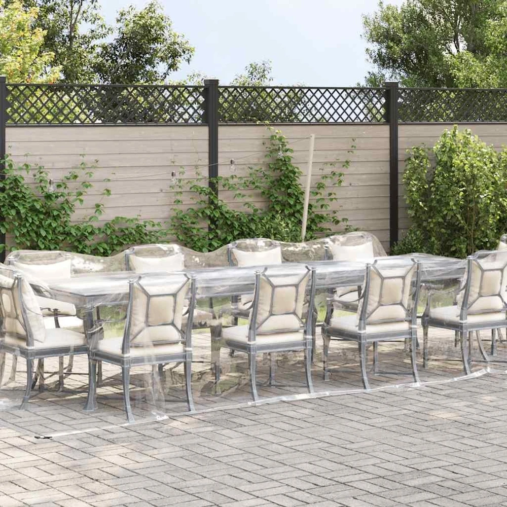 Skaidrus brezentas su kilpomis 3x10 m PVC