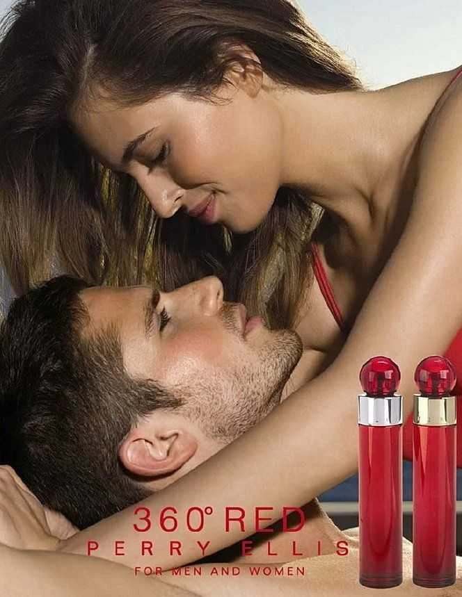 Perry Ellis 360 Raudona EDT tualetinis vanduo vyrams, 100 ml
