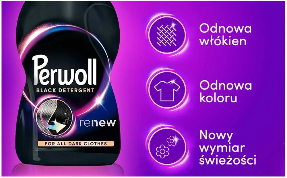 SKALBIKLIS SKYSTAS PERWOLL Juodas 60SK 3L