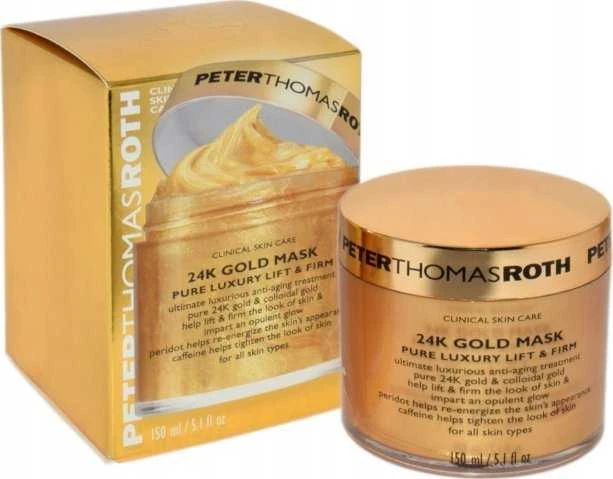 Peter Thomas Roth 24 karatų aukso gryno pakėlimo ir stangrinimo kreminė veido kaukė, 150 ml