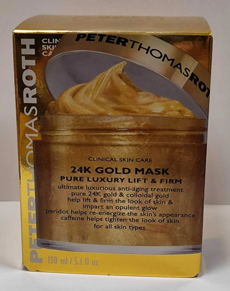 Peter Thomas Roth 24 karatų aukso gryno pakėlimo ir stangrinimo kreminė veido kaukė, 150 ml