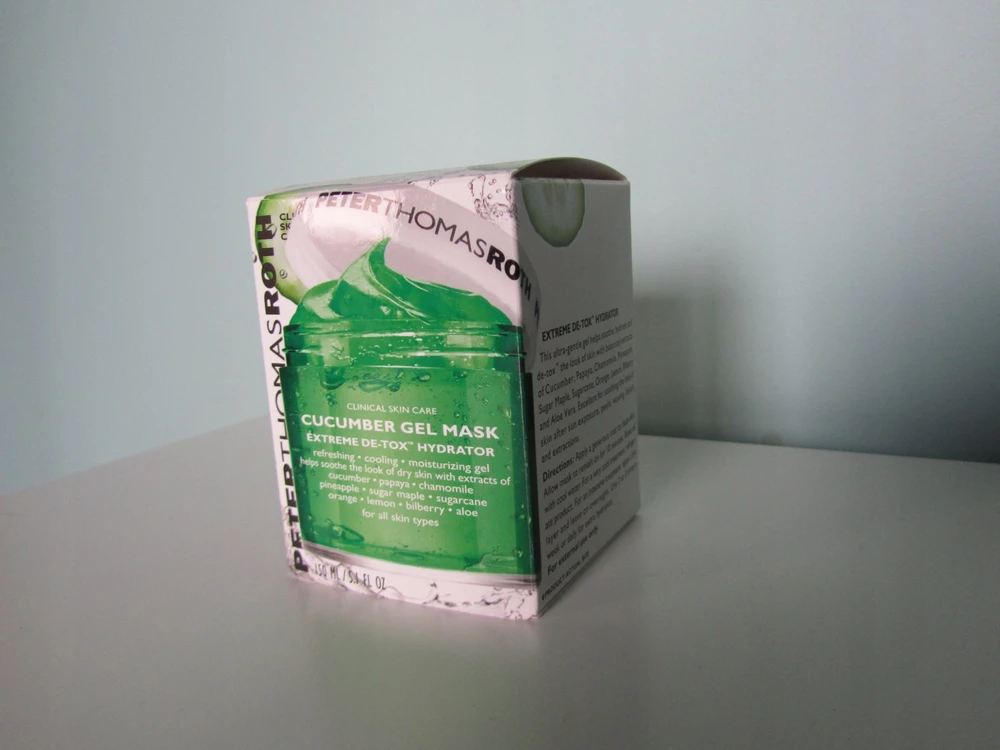Peter Thomas Roth Cucumber Gel Mask detoksikuojanti ir drėkinanti gelinė kaukė veidui, 150 ml