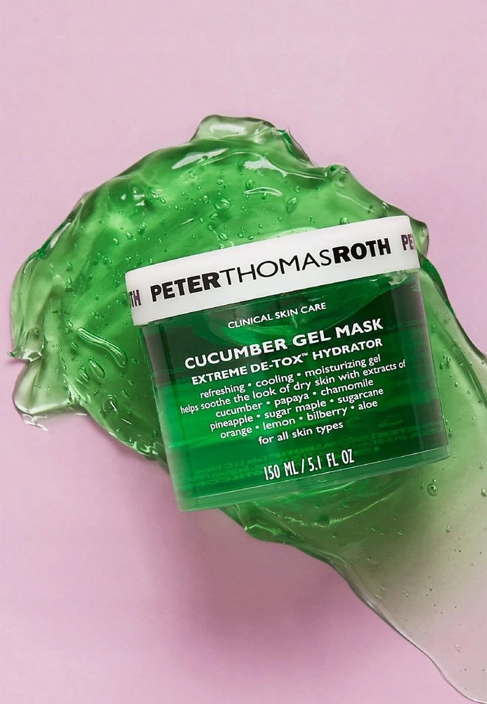 Peter Thomas Roth Cucumber Gel Mask detoksikuojanti ir drėkinanti gelinė kaukė veidui, 150 ml
