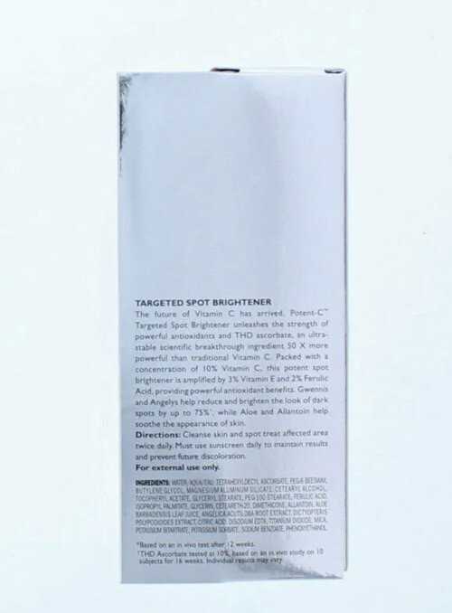 Peter Thomas Roth Potent-C Vitamin C Anti Spot Local Treatment Kreminis For Spots and Pigments For Face, 15 ml
