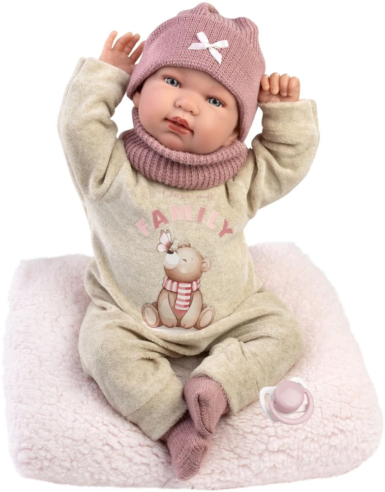 Peterkin Llorens 84488 Lėlė bobas Tina 44 cm płacząca