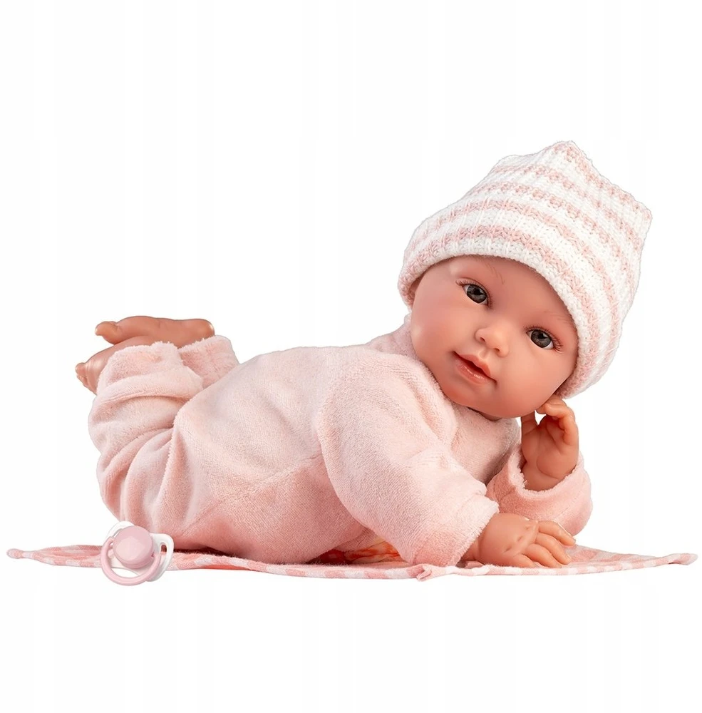 Peterkin Llorens lėlė 63812 38 cm verkianti Olivia su antklode