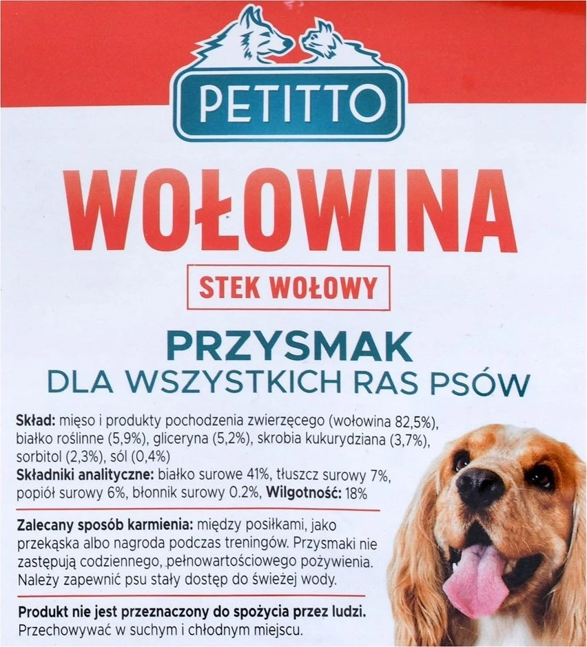 Šunų Skanėstai - Petitto Jautienos Kepsniai - 500 G