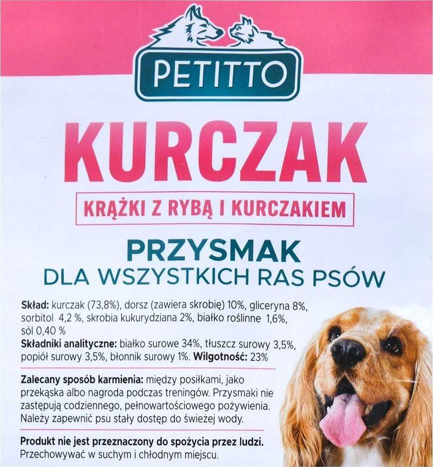 Šunų Skanėstai - Petitto Žuvies ir Vištienos Žiedai - 500g
