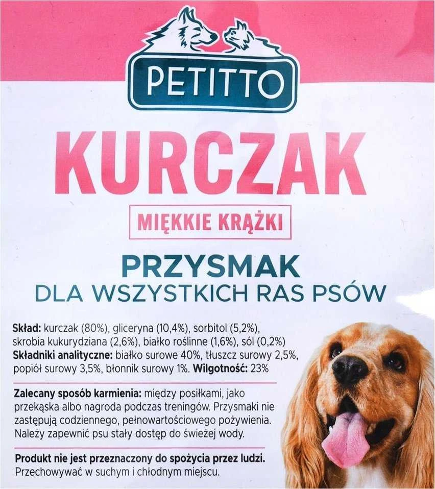 Šunų Skanėstai - Petitto Minkšti Vištienos Žiedai - 500 G
