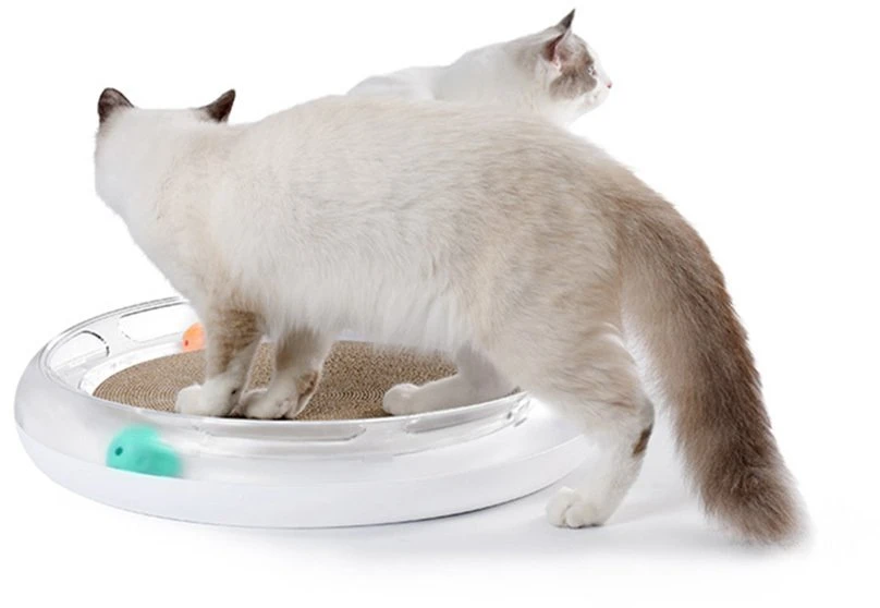 PETKIT Fun 4 in 1 kačių pramogų ir poilsio centras: guolis, draskyklė, bei žaidimų aištelė