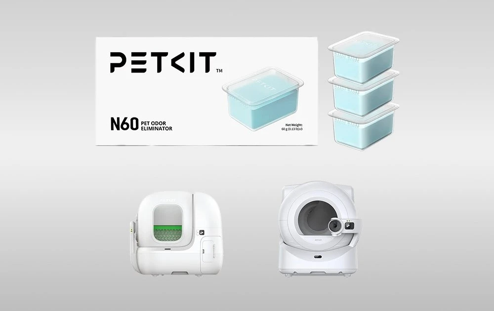 Kvapų šalinimo priemonė N60 Petkit kraiko dėžutei PUROBOT ULTRA (3 vnt.)