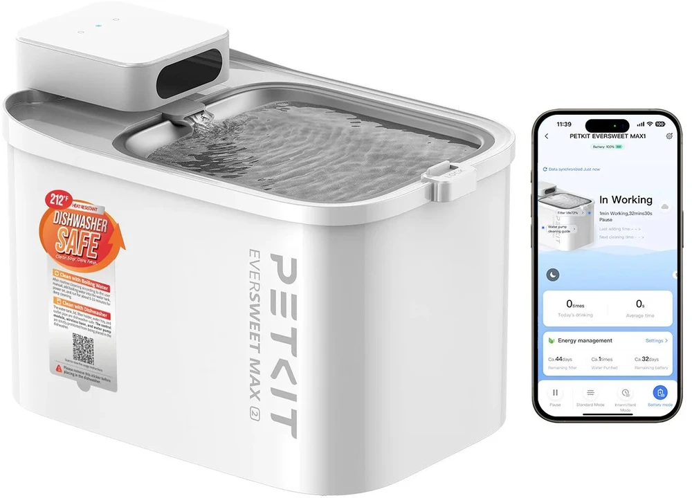 Išmanusis vandens fontanas PETKIT Eversweet Max 2 UVC 3L Baltas