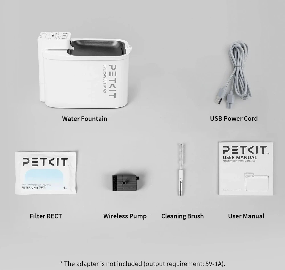 Išmanusis vandens fontanas PETKIT Eversweet Max UVC, 3 l, Baltas