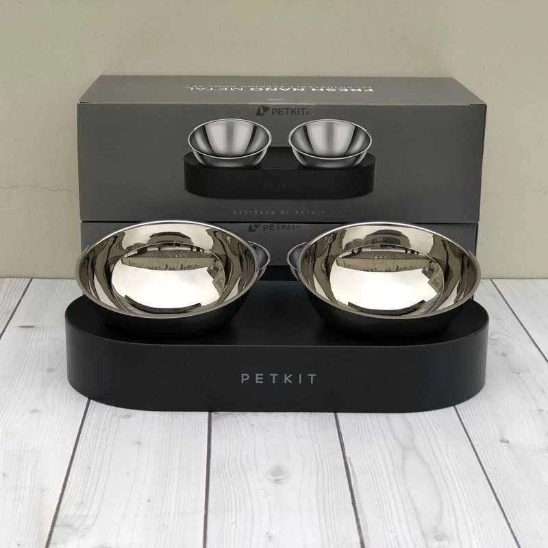 Gyvūnų dubenėliai PETKIT  Fresh Nano Metal 0.48 L, ABS/nerūdijantis plienas