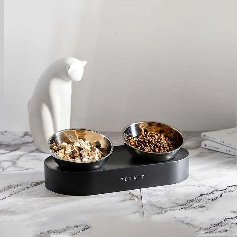 Gyvūnų dubenėliai PETKIT  Fresh Nano Metal 0.48 L, ABS/nerūdijantis plienas