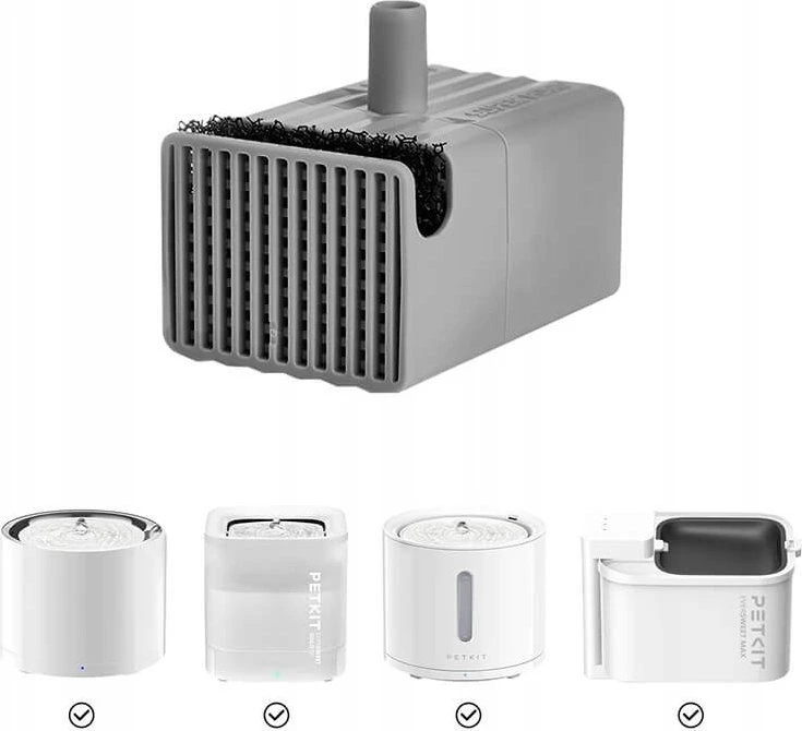 PETKIT | W4X Vanduo Pump for EVERSWEET 3 PRO/Solo 2/Solo SE | Pilkas