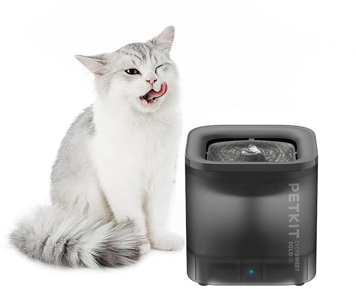 PETKIT | „Smart Pet“ gėrimo fontanas | Eversweet Solo | Talpa 1,8 L | Filtravimas | Medžiaga Plastikas | Pilkas