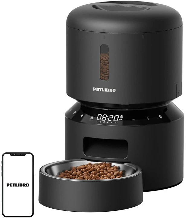 PETLIBRO Granary 3L naminių gyvūnėlių ėdalo dozatorius (Juodas)