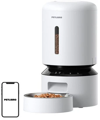Dozownik karmy Petlibro Granary WiFi, 5L (balta)