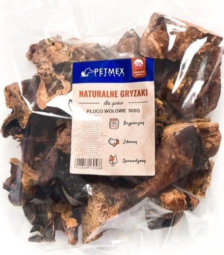 PETMEX Beef lung - dog treat - 500g