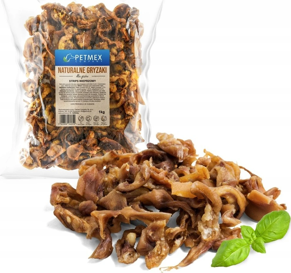 Šunų Skanėstai - PETMEX Kiaulienos Juostelės 1kg