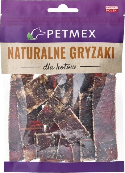 PETMEX jautienos stemplės juostelės - kačių skanėstai - 40 g