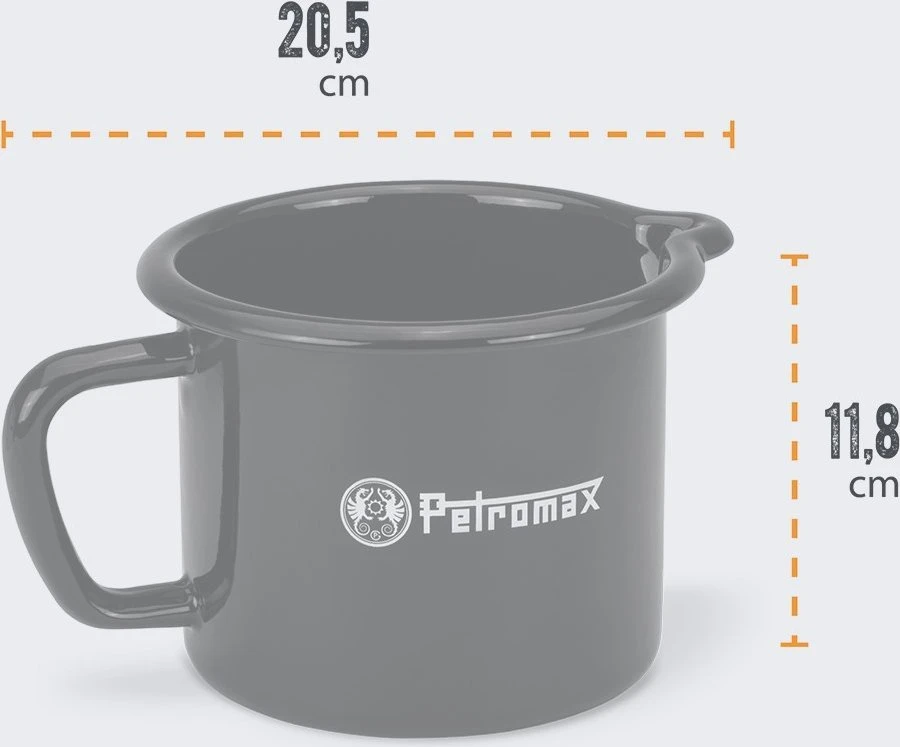 Emaliuotas pieno puodas Petromax 1.4 L