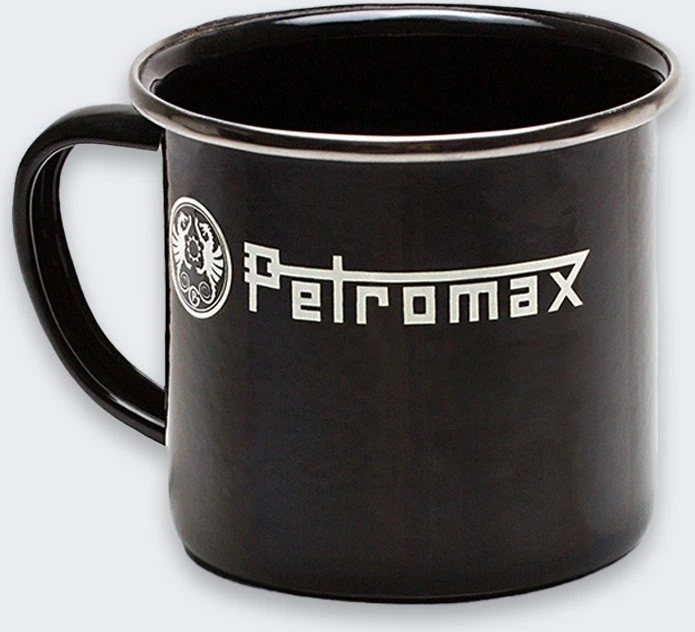 Emaliuoto plieno puodukas Petromax Juodas