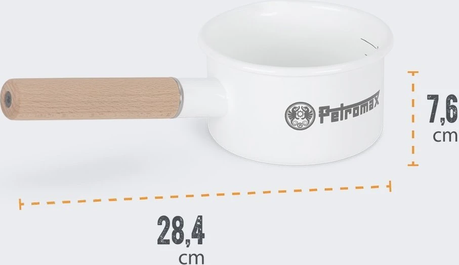 Emaliuotas prikaistuvis Petromax baltas 500ml