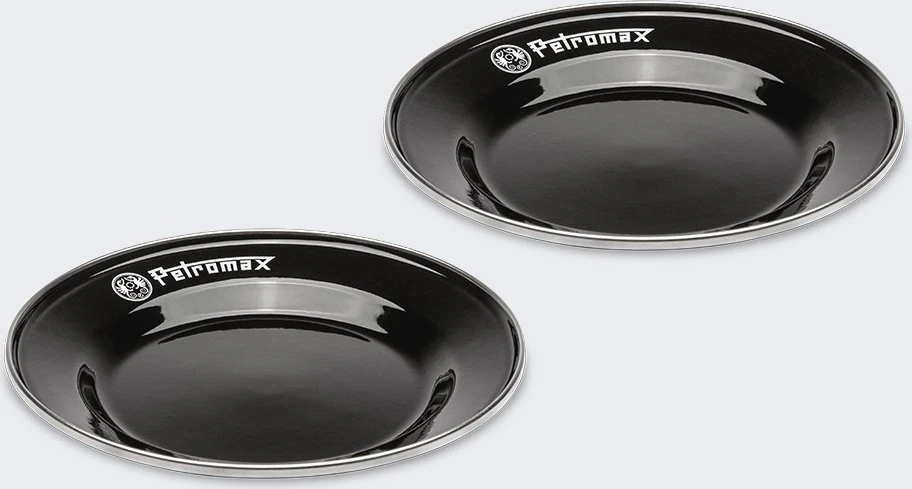 Emaliuotos lėkštutės 2 vnt. 18 cm Petromax Juodos