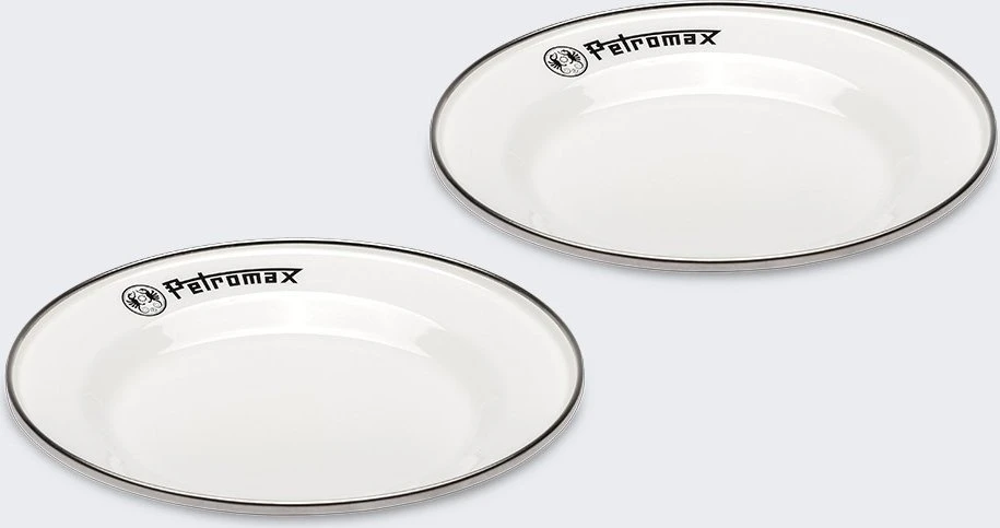 Emaliuotos lėkštutės 2 vnt. 18 cm Petromax Baltos