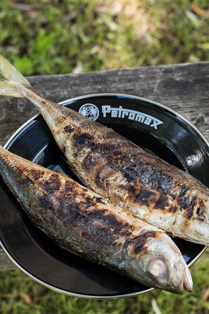 Emaliuotos lėkštutės 2 vnt. 18 cm Petromax Juodos