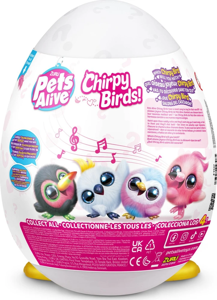 PETS ALIVE Čirškantis paukščiukas