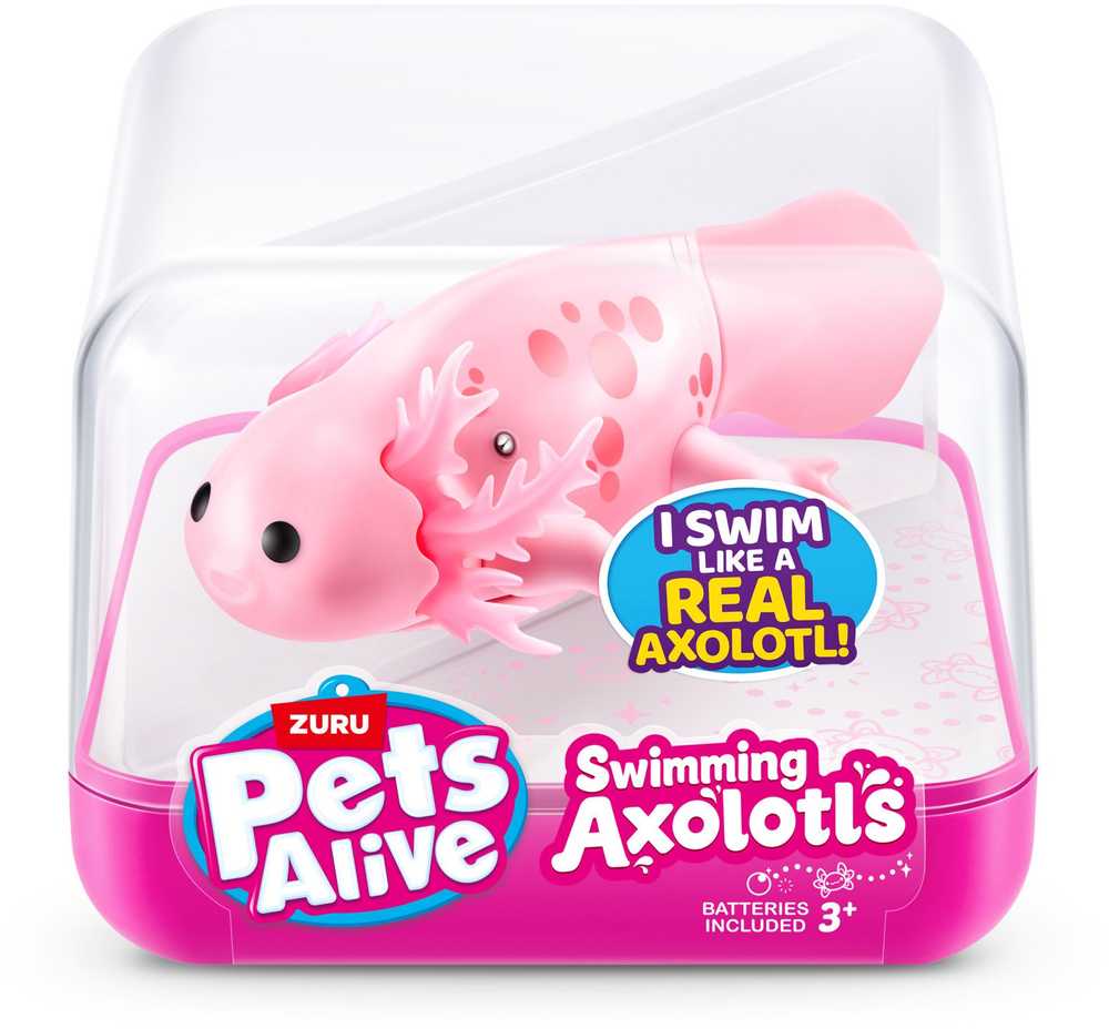 Pets Alive Gyvi gyvūnai – „Swimming Axolotl“ (9556UQ1)