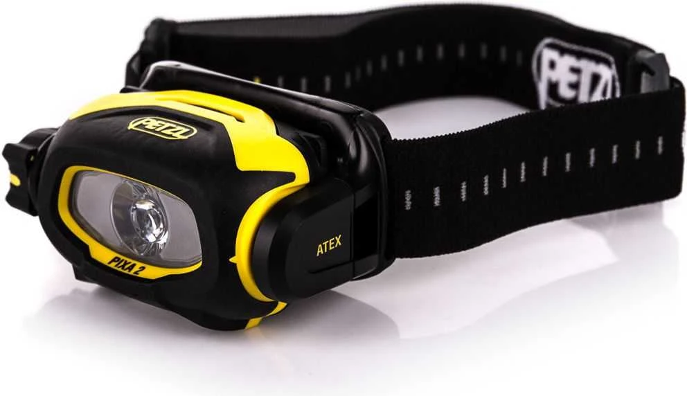 Petzl E78BHB 2 Pixa 2 priekinis žibintas juodas/geltonas