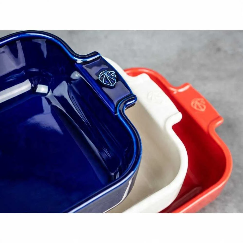 PEUGEOT APPOLIA kvadratinis indas 18 cm rauduonas