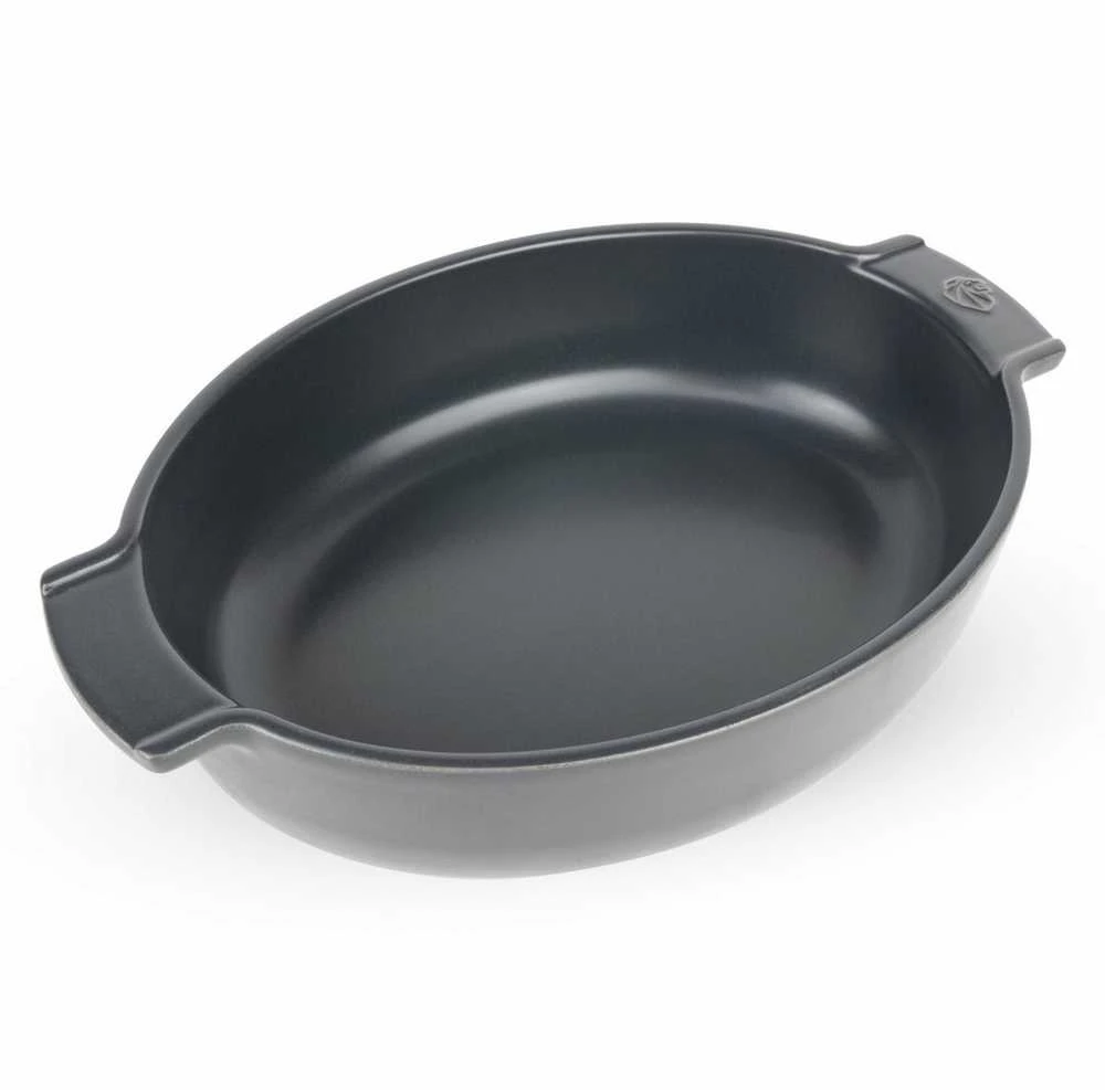 Peugeot APPOLIA ovali lėkštė 31 cm skalūno spalvos