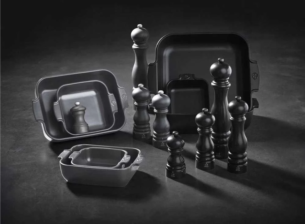 PEUGEOT APPOLIA stačiakampis indas 22 cm juodas
