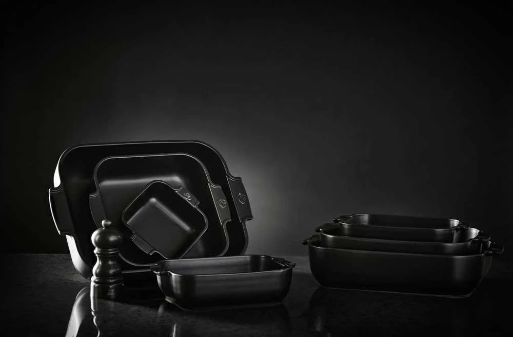 PEUGEOT APPOLIA stačiakampis indas 40 cm juodas