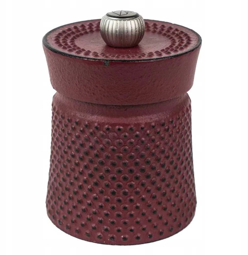 Peugeot Pipirų malūnėlis, 8 cm, raudonas, Bali ketaus