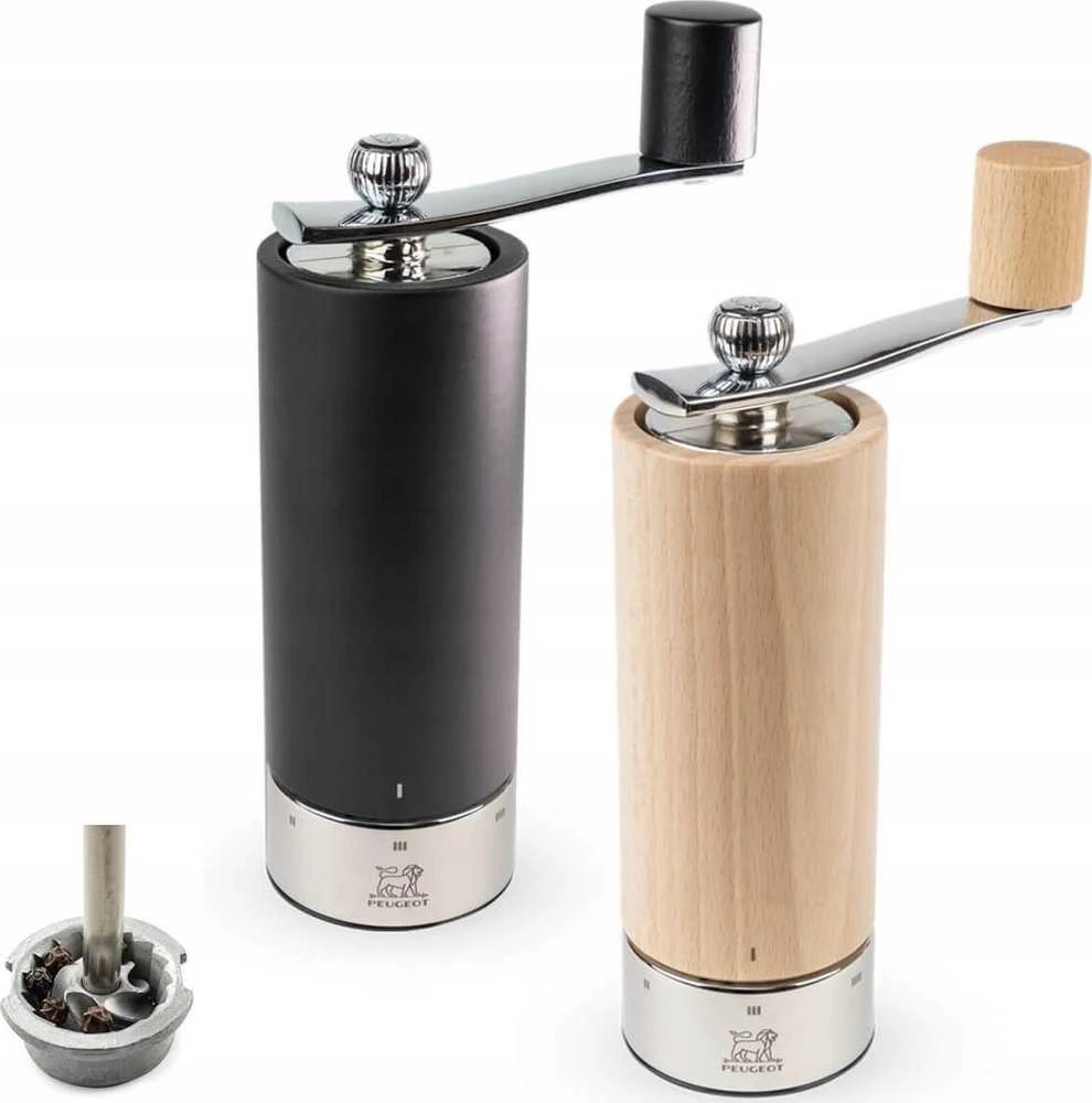 Peugeot Pepper grinder, 18 cm, juodas matt, Isen